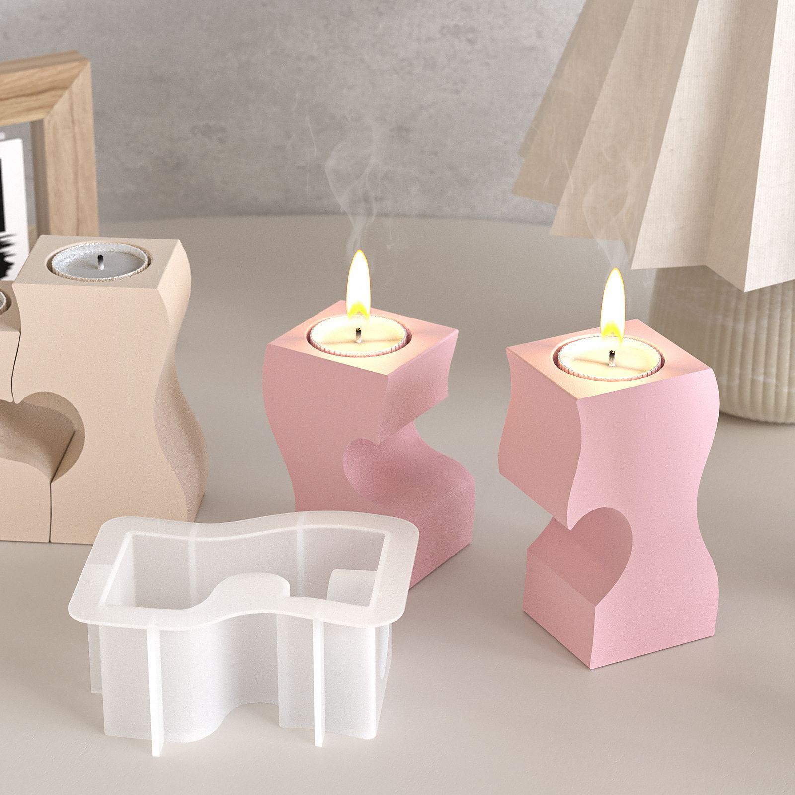 S Cetakan Silikon Lilin Hati D - Candle Supply ulasan dan harga